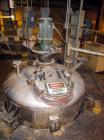Used Perry Mix Tank, 750 Gallon, Stainless Steel. Dish top and cone bottom, 4' 6