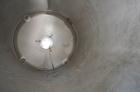 Unused- Holloway America Pressure Tank, 625 Gallon, 316L Stainless Steel, Vertical. Approximate 48
