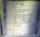 Unused- Holloway America Pressure Tank, 625 Gallon, 316L Stainless Steel, Vertical. Approximate 48