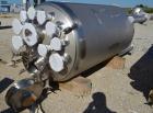 Unused- Holloway America Pressure Tank, 625 Gallon, 316L Stainless Steel, Vertical. Approximate 48