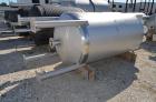 Unused- Holloway America Pressure Tank, 625 Gallon, 316L Stainless Steel, Vertical. Approximate 48