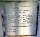 Unused- Holloway America Pressure Tank, 775 Gallon, 316L Stainless Steel, Vertical. Approximate 54