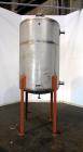 Used Par Piping & Fabrication Tank, 600 Gallon, 321 Stainless Steel, Vertical. 48