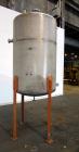 Used Par Piping & Fabrication Tank, 600 Gallon, 321 Stainless Steel, Vertical. 48