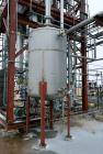 Used Par Piping & Fabrication Tank, 600 Gallon, 321 Stainless Steel, Vertical. 48