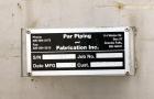Used Par Piping & Fabrication Tank, 600 Gallon, 321 Stainless Steel, Vertical. 48