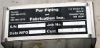 Used Par Piping & Fabrication Tank, 575 Gallon, 321 Stainless Steel, Vertical. 48