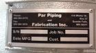 Used 525 Gallon Stainless Steel Par Piping & Fabrication Tank, Model X5C100