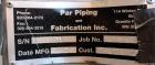 Used 550 Gallon Stainless Steel Par Piping & Fabrication Tank