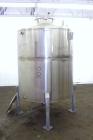 Used Tank, 575 Gallon, 316 Stainless Steel, Vertical. Approximate 54