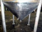 Used MFI Industries Tank, 900 Gallon, 316 Stainless Steel, Vertical. 60