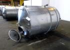 Used- Tank, Approximate 650 Gallon, 304 Stainless Steel, Vertical. Approximate 55