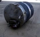 Used- Tank, 650 Gallon, 304 Stainless Steel, Vertical. Approximate 52