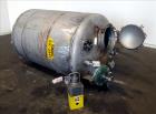 Used Tank, 500 Gallon, 304 Stainless Steel, Vertical. Approximate 48