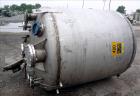 Used- Tank, 975 Gallon, 316 Stainless Steel, Vertical. Approximate 66