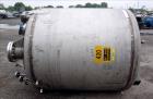 Used- Tank, 975 Gallon, 316 Stainless Steel, Vertical. Approximate 66