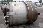 Used Tank, 975 Gallon, 316 Stainless Steel, Vertical. Approximate 66