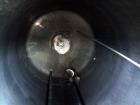 Used Tank, 500 Gallon, 304 Stainless Steel, Vertical. Approximate 48