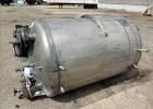 Used Tank, 500 Gallon, 304 Stainless Steel, Vertical. Approximate 48