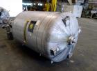 Used Tank, 500 Gallon, 304 Stainless Steel, Vertical. Approximate 48