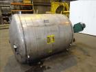Used- Tank, 800 Gallon, 304 Stainless Steel, Vertical. Approximate 60