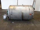 Used Tank, 500 Gallon, 304 Stainless Steel, Vertical. Approximate 48