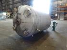 Used- Tank, 500 Gallon, 304 Stainless Steel, Vertical. Approximate 48