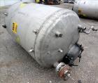 Used Tank, 500 Gallon, 304 Stainless Steel, Vertical. Approximate 48