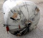 Used Tank, 500 Gallon, 304 Stainless Steel, Vertical. Approximate 48