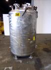 Used Tank, 500 Gallon, 304 Stainless Steel, Vertical. Approximate 48