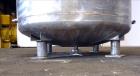 Used Tank, 500 Gallon, 304 Stainless Steel, Vertical. Approximate 48