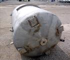 Used- Tank, 500 Gallon, 304 Stainless Steel, Vertical. Approximate 48