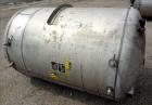 Used- Tank, 500 Gallon, 304 Stainless Steel, Vertical. Approximate 48