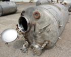 Used Tank, 500 Gallon, 304 Stainless Steel, Vertical. Approximate 48
