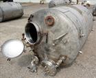 Used- Tank, 500 Gallon, 304 Stainless Steel, Vertical. Approximate 48