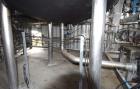Used Tank, Approximate 800 Gallons, Stainless Steel, Vertical. Approximate 60” diameter x 60” straight side, dished top and bottom. Top entering Cleveland agitator, model APDM-4, serial# 12425, appro...