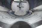 Used Tank, Approximate 800 Gallons, Stainless Steel, Vertical. Approximate 60” diameter x 60” straight side, dished top and bottom. Top entering Cleveland agitator, model APDM-4, serial# 12425, appro...