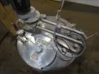 Used Tank, Approximately 600 Gallon, 316 Stainless Steel, Vertical.