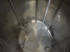 Used Tank, Approximately 600 Gallon, 316 Stainless Steel, Vertical.