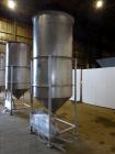 Used Tank, Approximate 750 Gallon, 304 Stainless Steel, Vertical. Approximate 4
