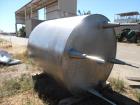 Used Mixing Tank, Approximate 850 Gallon, Stainless steel.