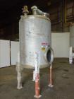 Used Mix Tank, Approximate 700 Gallon, 304 Stainless Steel, Vertical.