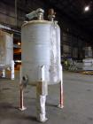 Used Mix Tank, Approximate 700 Gallon, 304 Stainless Steel, Vertical.