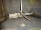 Used Mix Tank, Approximate 700 Gallon, 304 Stainless Steel, Vertical.