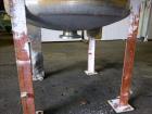 Used Mix Tank, Approximate 700 Gallon, 304 Stainless Steel, Vertical.