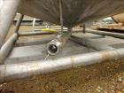 Used- Tank, 500 Gallon, Stainless Steel, Vertical. Approximate 52