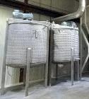 Used - Tank, 800 Gallon, Stainless steel, Vertical.