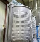 Used - Tank, 800 Gallon, Stainless steel, Vertical.