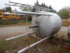 Used Tank, Approximately 845 Gallon, Stainless Steel, Vertical. Approximately 72