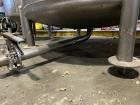 Used Tank, Approximate 950 Gallon, Stainless Steel, Vertical. Approximate 60